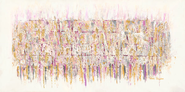 Abstract Kotel in Pink Art Print