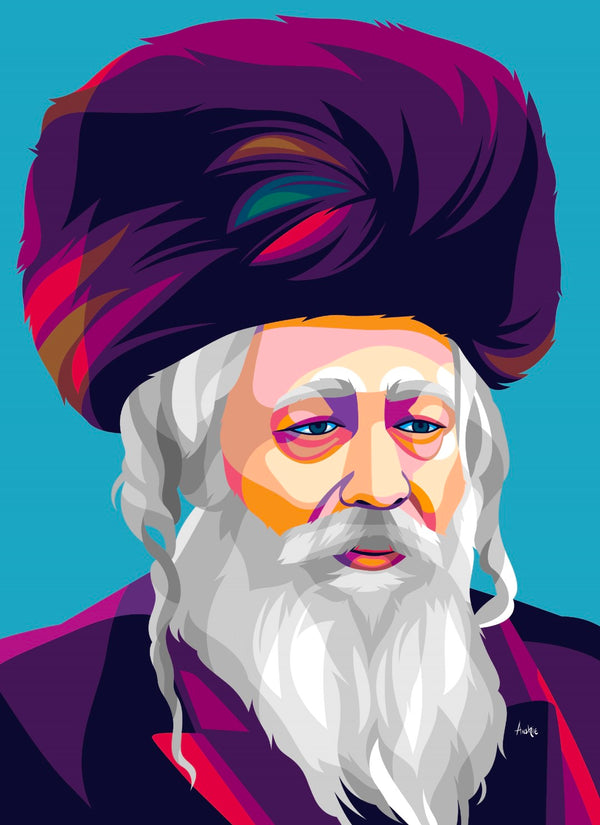 Gerrer Rebbe; R Yaakov Aryeh Pop Art Print