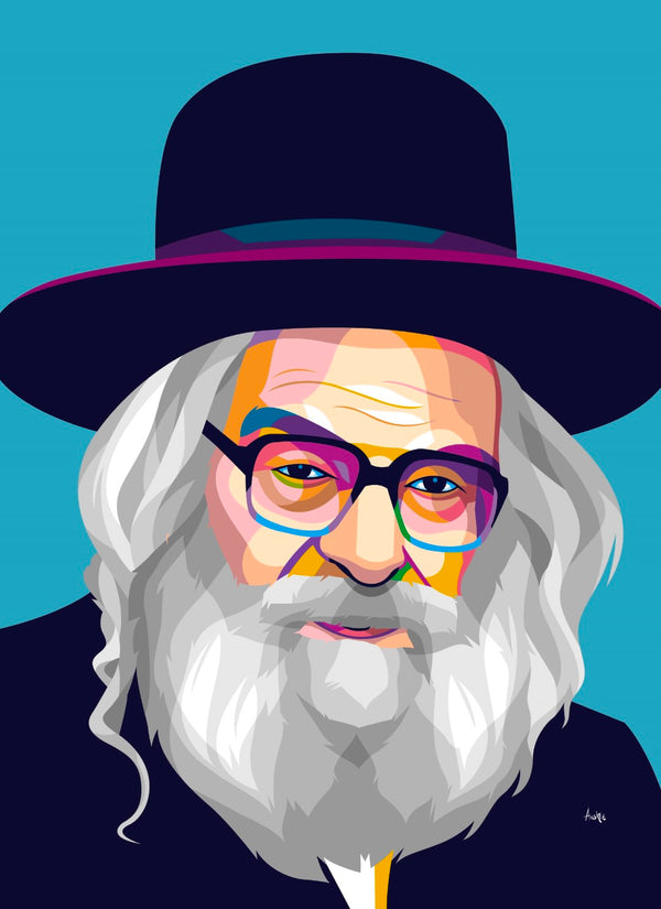 Gerrer Rebbe; Pnei Menachem Pop Art Print