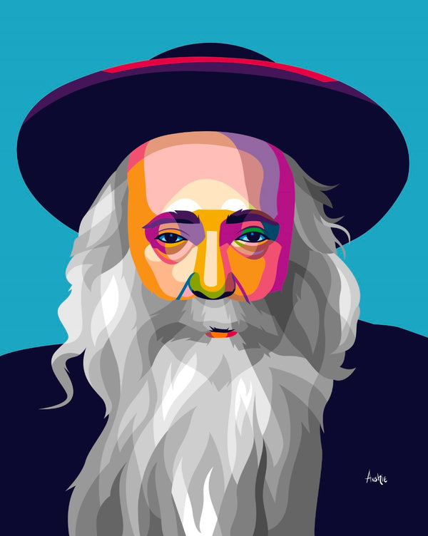 Klausenberg Rebbe Pop Art Print