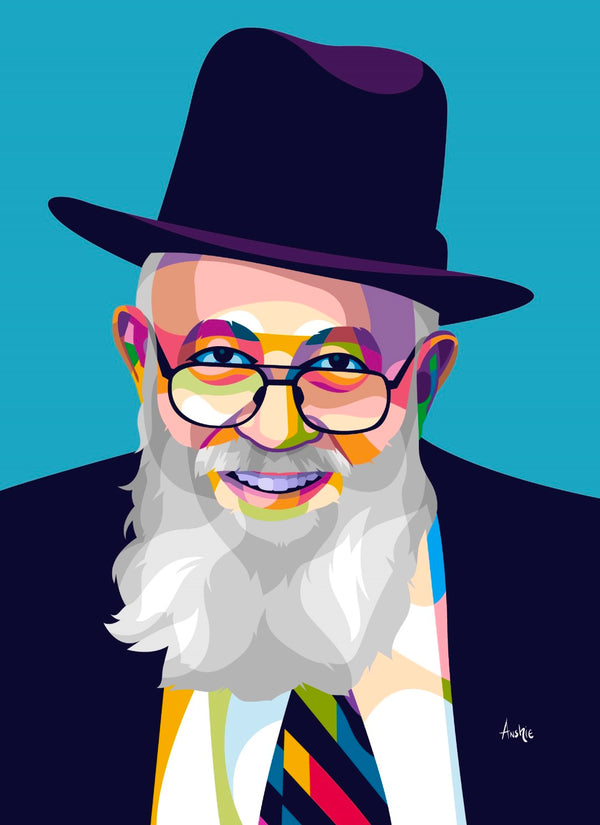 R' Noach Weinberg Pop Art Print