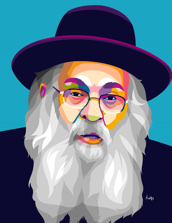 R' Chaim Epstein Pop Art Print