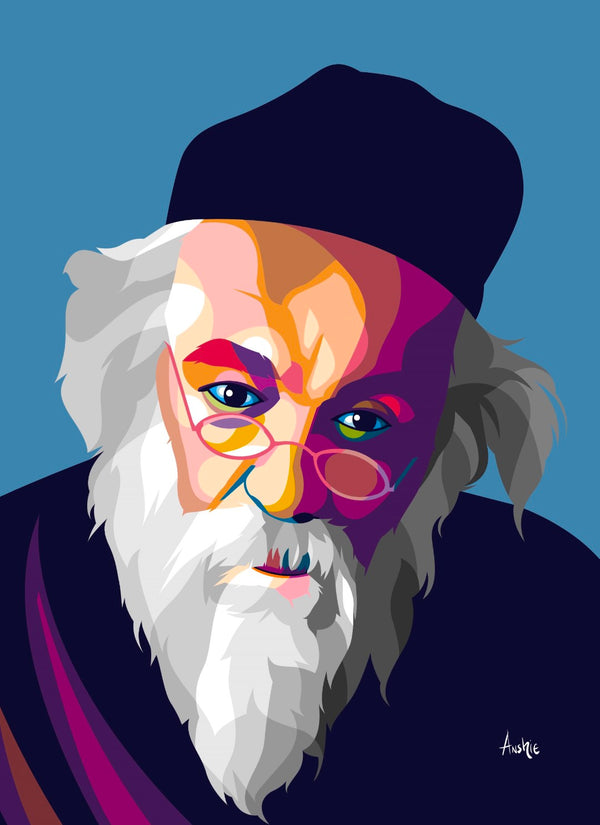 R' Chaim Soloveitchik Pop Art Print