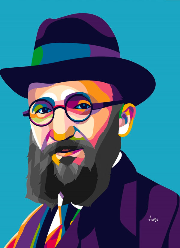 R' Eliyahu Eliezer Dessler Pop Art Printt