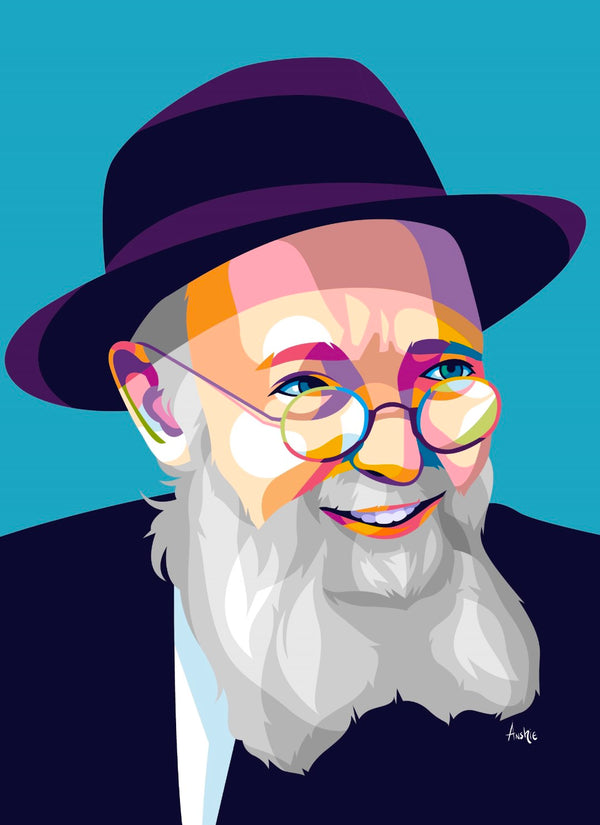 R' Avraham Pam Pop Art Print