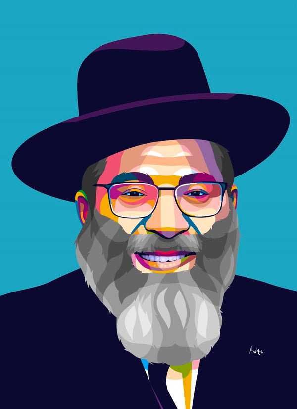 R' Yaakov Bender Pop Art Print