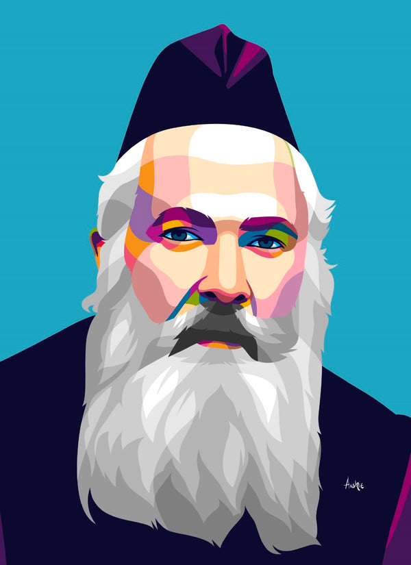 R' Elchonon Wasserman Pop Art Print