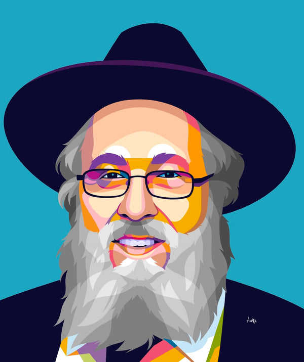 R' Elya Brudny Pop Art Print