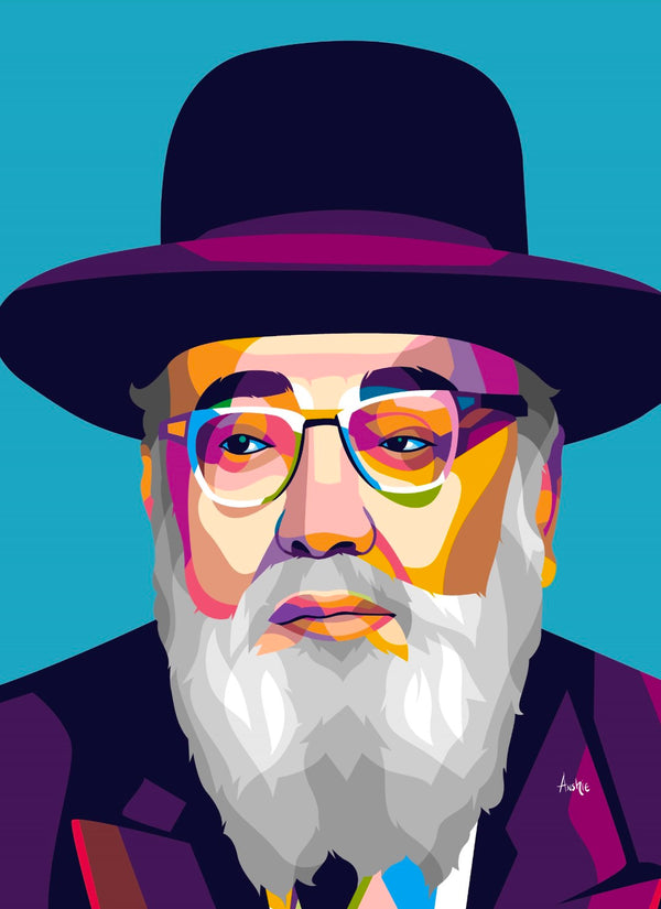 R' Yaakov Yitzchok Ruderman Pop Art Print