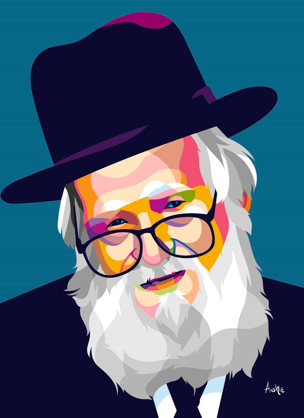 R' Elazar Menachem Shach Pop Art Print