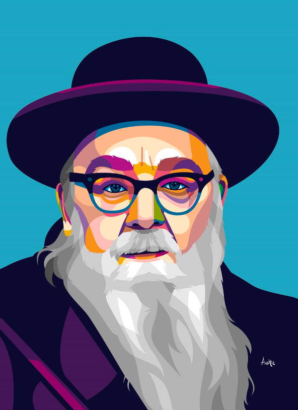 R' Shalom Schwadron Pop Art Print