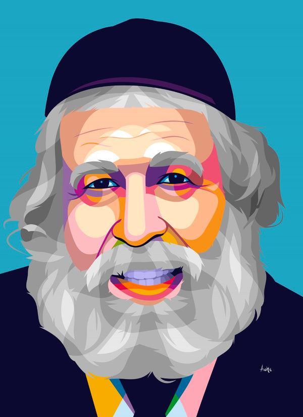 R' Yisroel Newman Pop Art Print