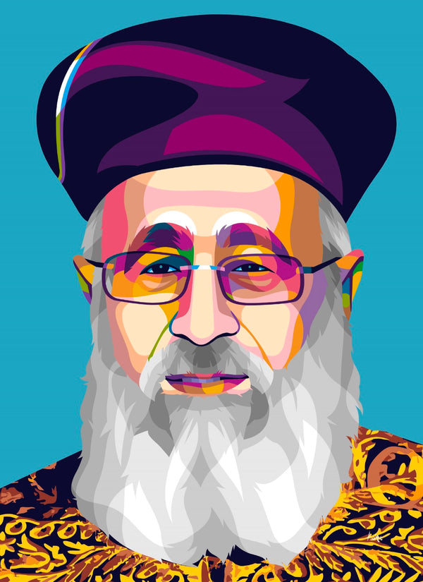 R' Yitzchak Yosef Pop Art Print