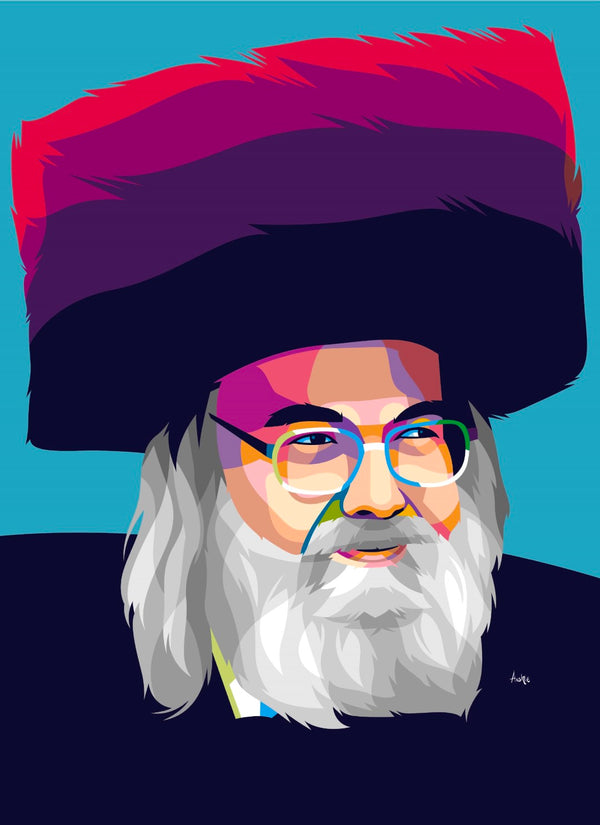 Belzer Rebbe Pop Art Print