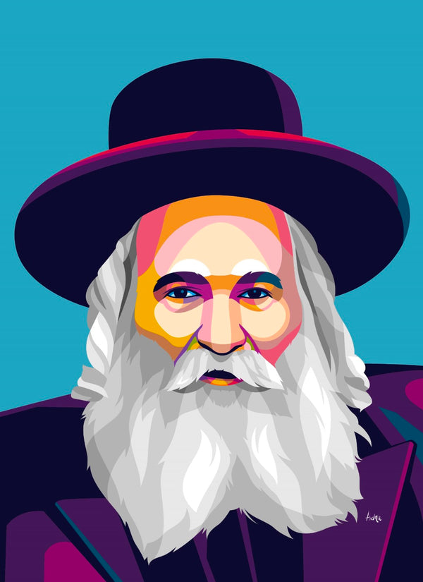 Bobover Rebbe 48 Pop Art Print