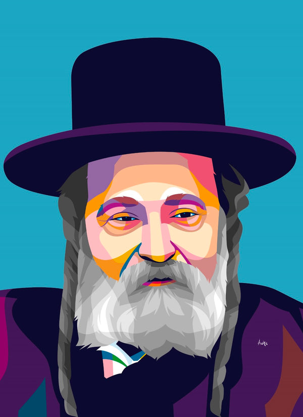 Pittsburgh Rebbe Pop Art Print