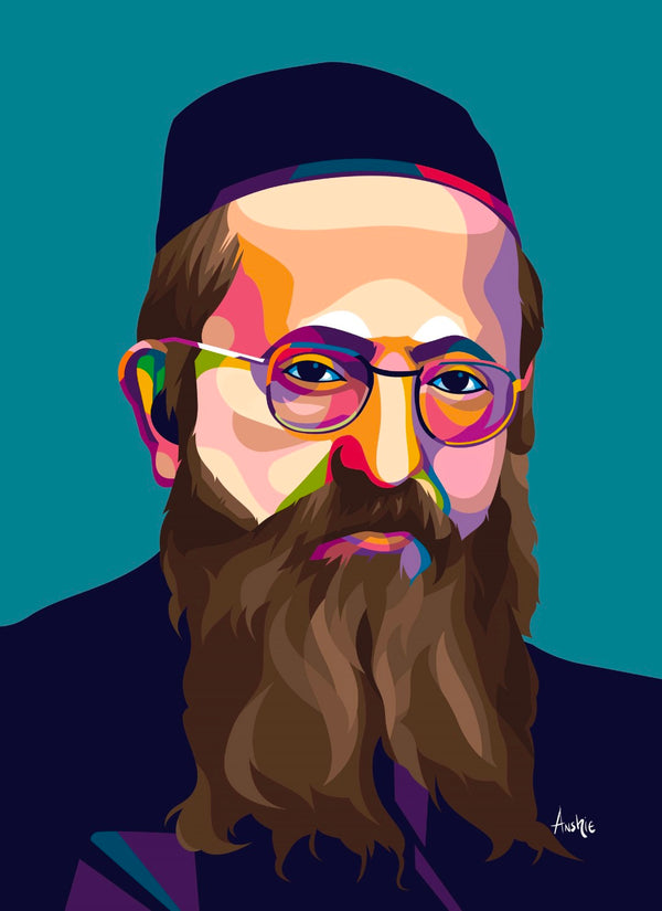 Sadigur Rebbe Pop Art Print