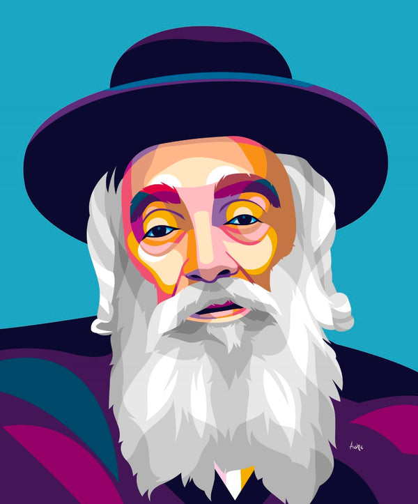 Vishnitzer Rebbe Pop Art Print