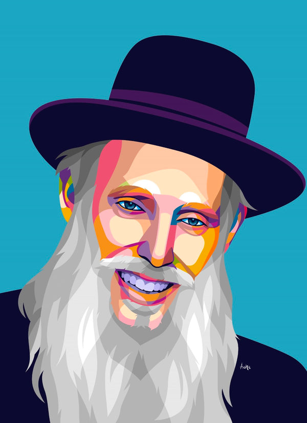 R' Ahron Feldman Pop Art Print