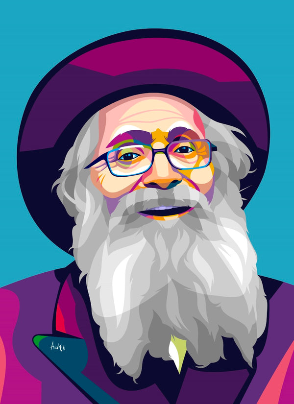 R' Nosson Tzvi Finkel Pop Art Print