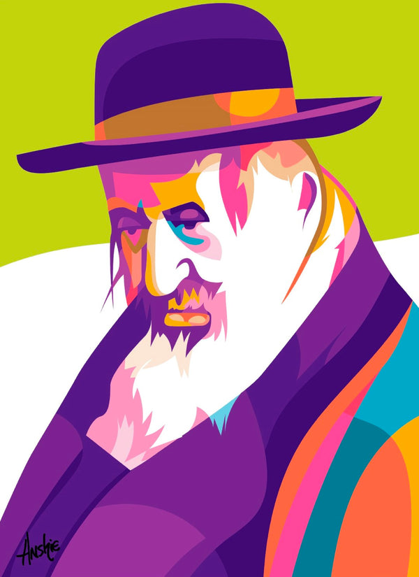 R' Shayele Keristir Pop Art Print