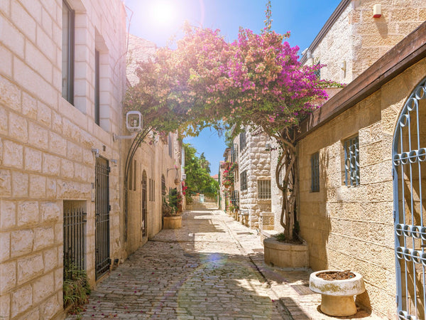 Jerusalem Alley Wall Print