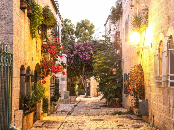 Jerusalem Evening Alley Wall Print