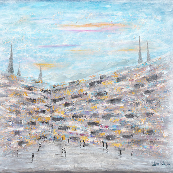 Kotel at Dusk Art Print