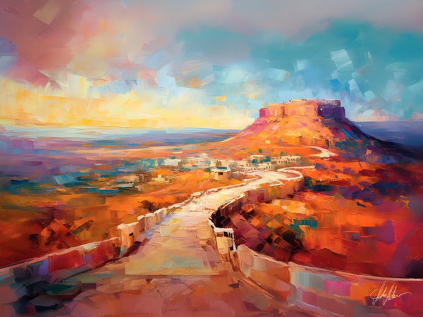 Masada Art Print