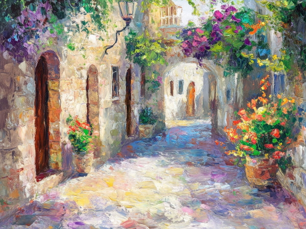 Painted Alleyway Art Print