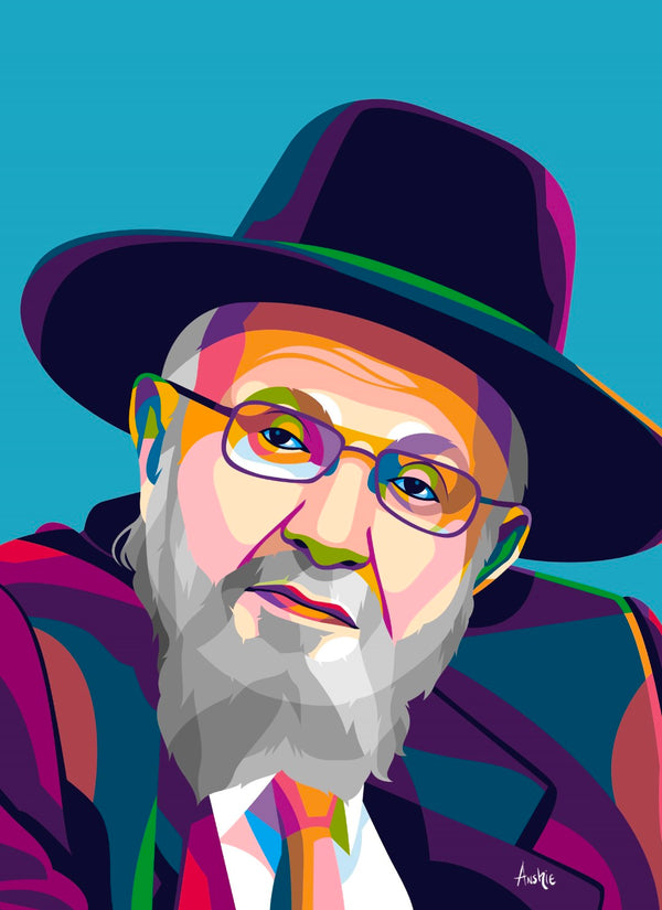 R' Dovid Feinstein Pop Art Print