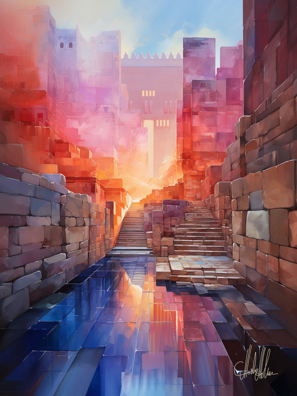 Rebuilt Ruins Art Print