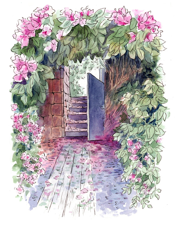 Beit Shemesh Secret Garden Art Print