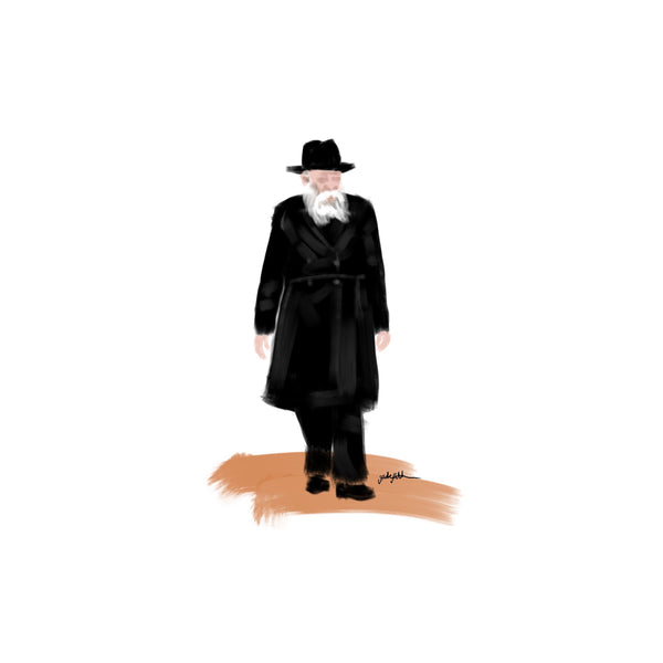 The Rebbe 2 Minimalist Art