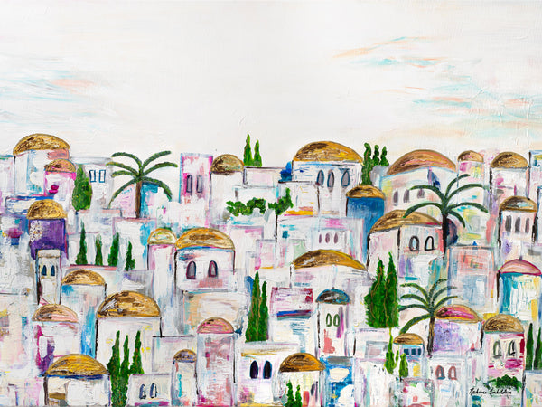 Yerushalayim in Color Art Print